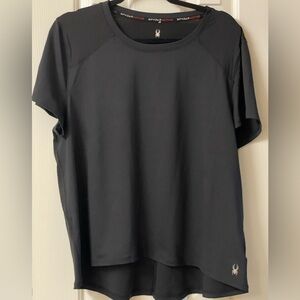 Spyder Women's Black Active Wear Short Sleeve Tee Size XL